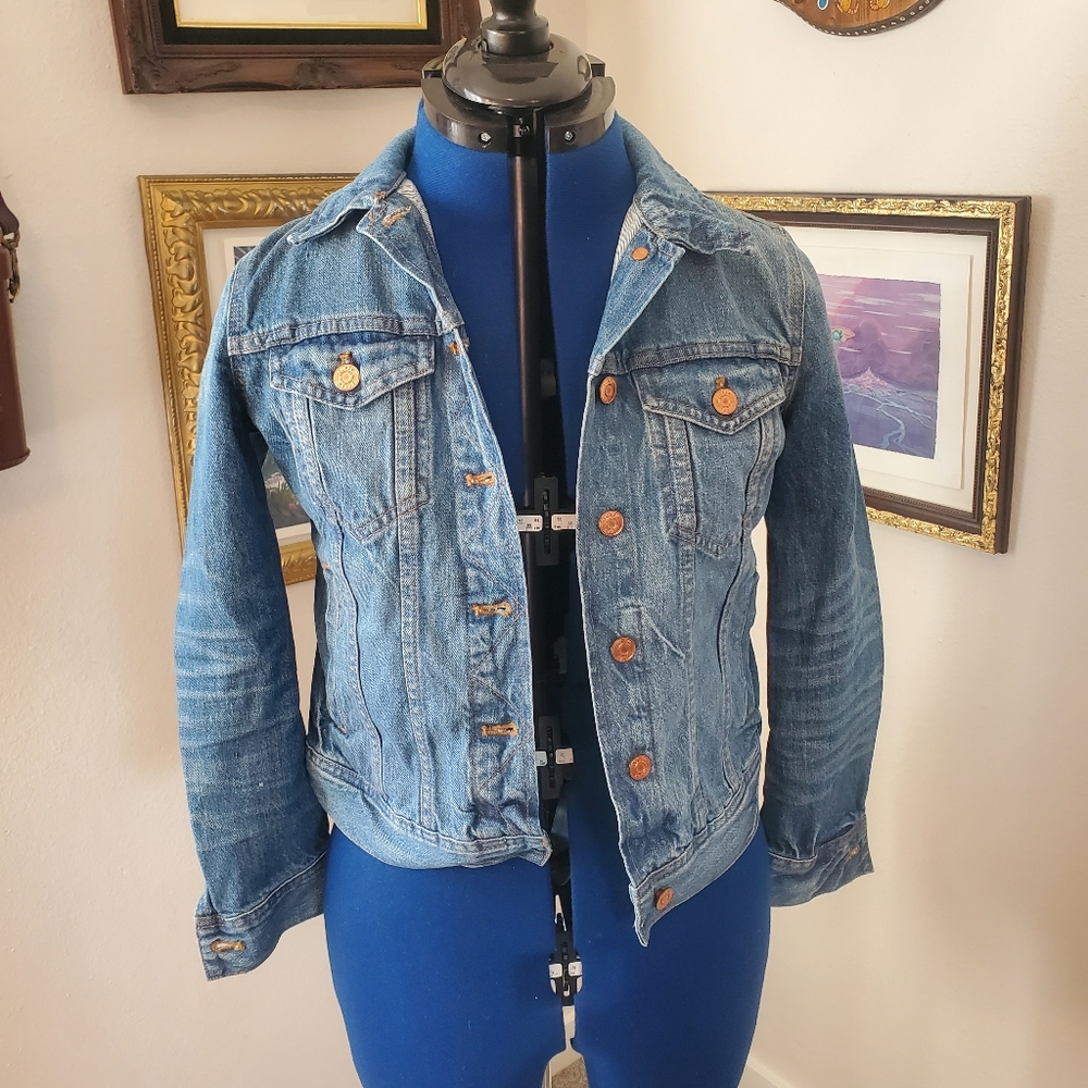 J Crew Women's Jean jacket cotton Small Petite